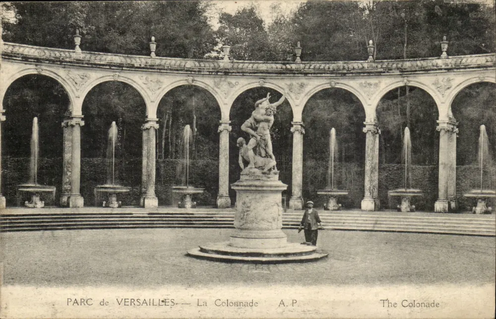 Parque de Versailles — A Colunata — A.P. - Frente