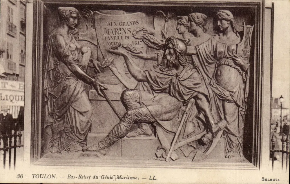 Toulon — Relief des Seegotts — LL. — Selecta - Vorderseite