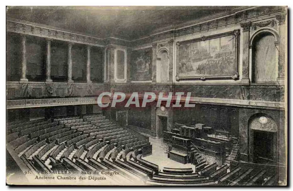 Versailles — Salle du Congrès, Ancienne Chambre des Députés — Imp. E. Léger - Vorderseite
