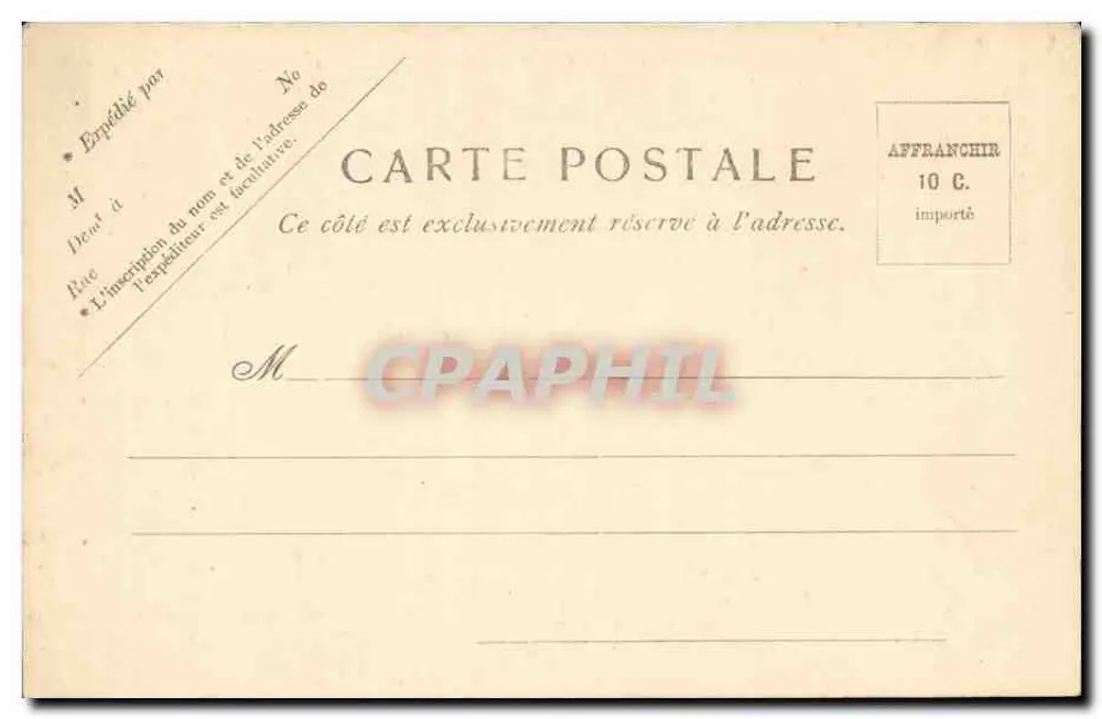 Billey — A grande Torre do Castelo de Billey — V. P. Paris N. 51 - Verso