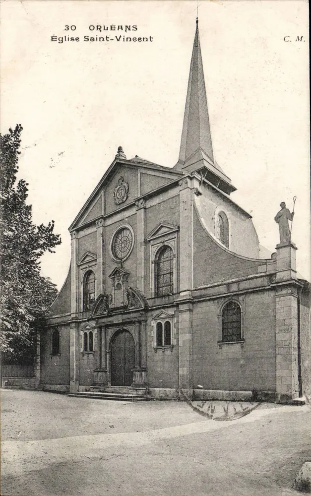Igreja de São Vicente — Orléans — C.M. - Frente