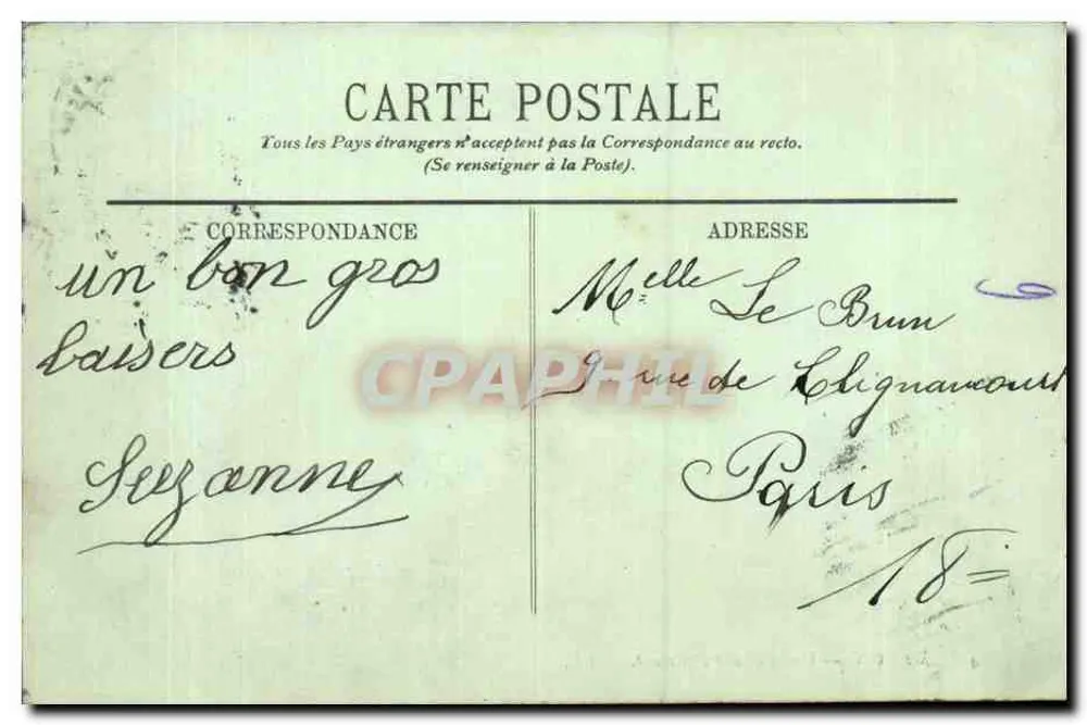 MELUN — Uma Vista sobre o Almont — LL. - Verso