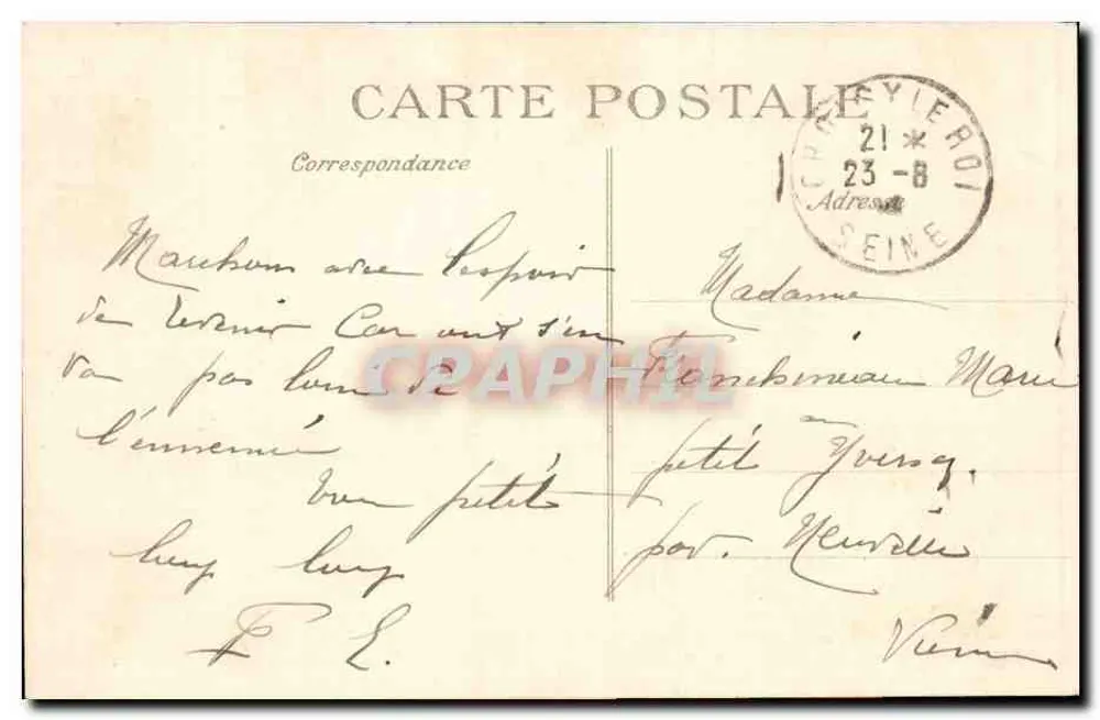 Paris — Der Pont Alexandre III — Verlag ELP, Nr. 4606 - Rückseite