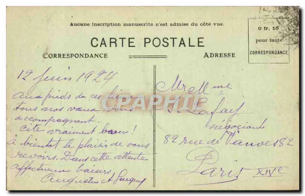 Lourdes — Überblick — Die Pyrenäen, Verlag Limoges-Lourdes, Nr. 20 - Rückseite