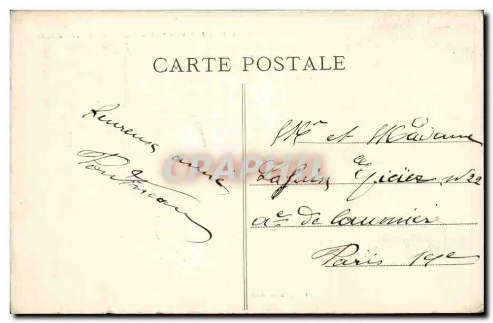 Cidade de Carcassonne — Subida da Porta d'Aude — G. Cazanove, editor - Verso