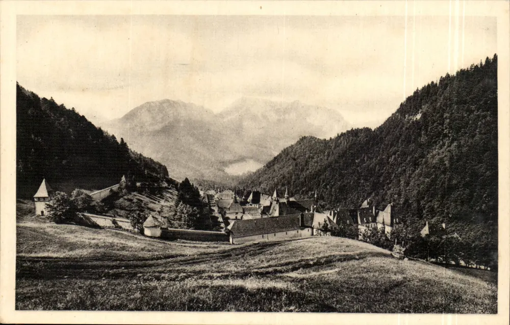 Mosteiro da Grande Chartreuse — vista panorâmica — n°108 - Frente