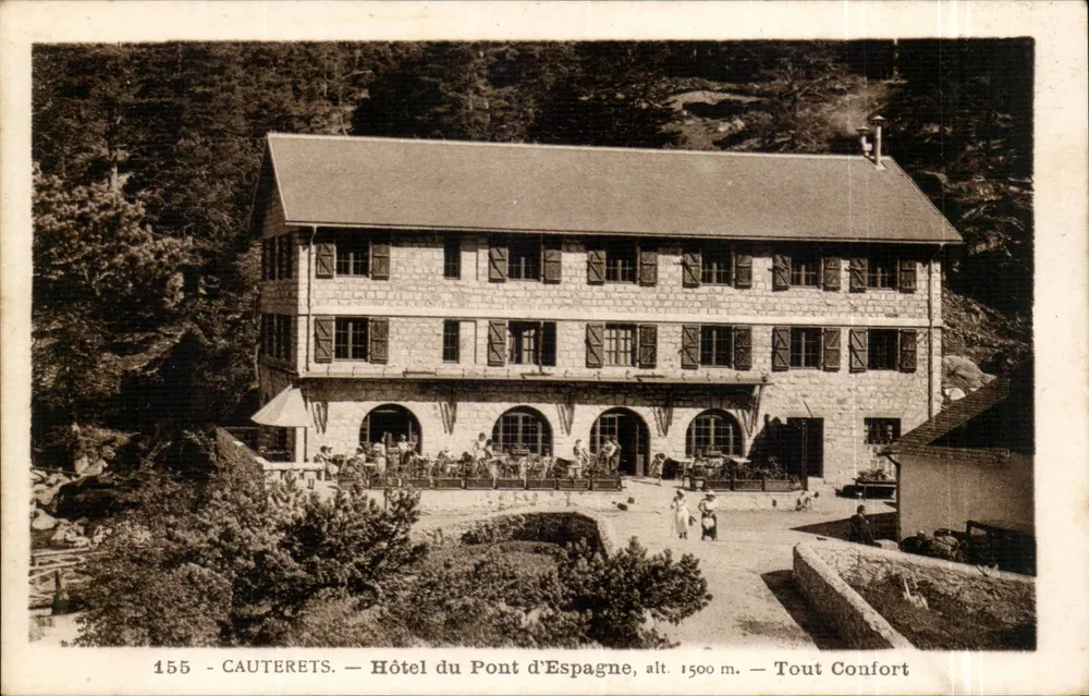 Cauterets — Hotel du Pont d'Espagne, H. 1500 m. — Tout Confort - Vorderseite