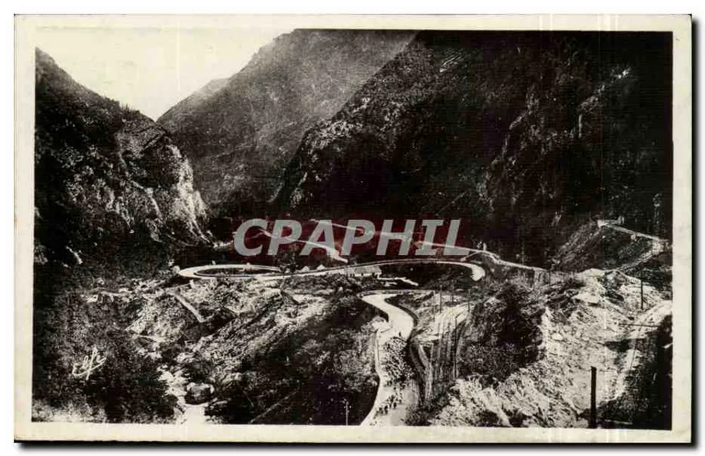 Rodovia de Cauterets — Pyrénées-Océan — Edições Labouche, Poulouse - Frente