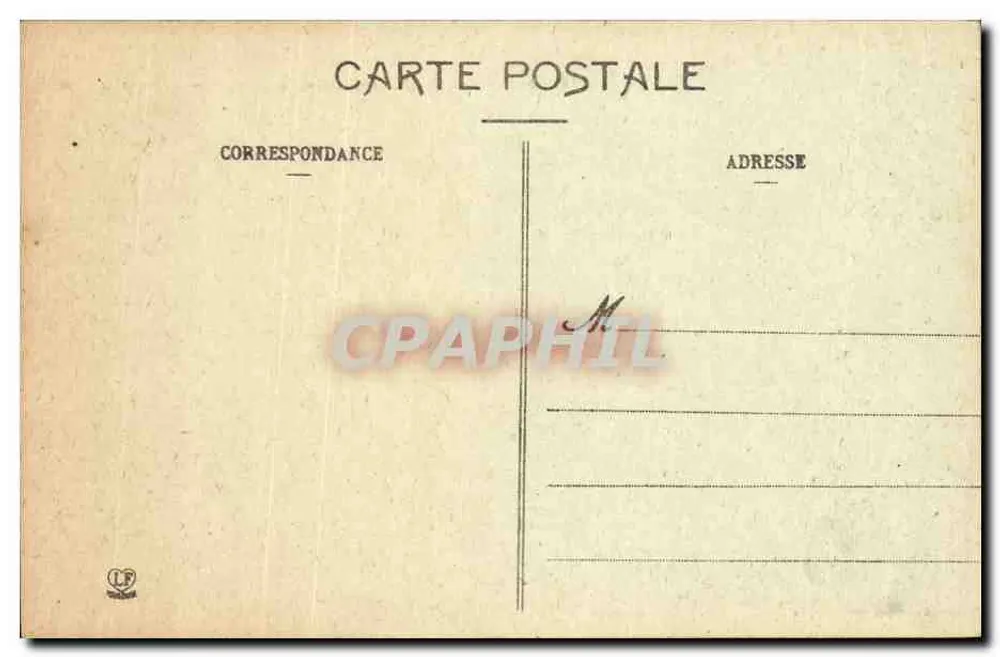 Pau - Die Abfahrt von der Station und der Boulevard des Pyrénées — Phototype Laroche Frères, Toulouse - Rückseite