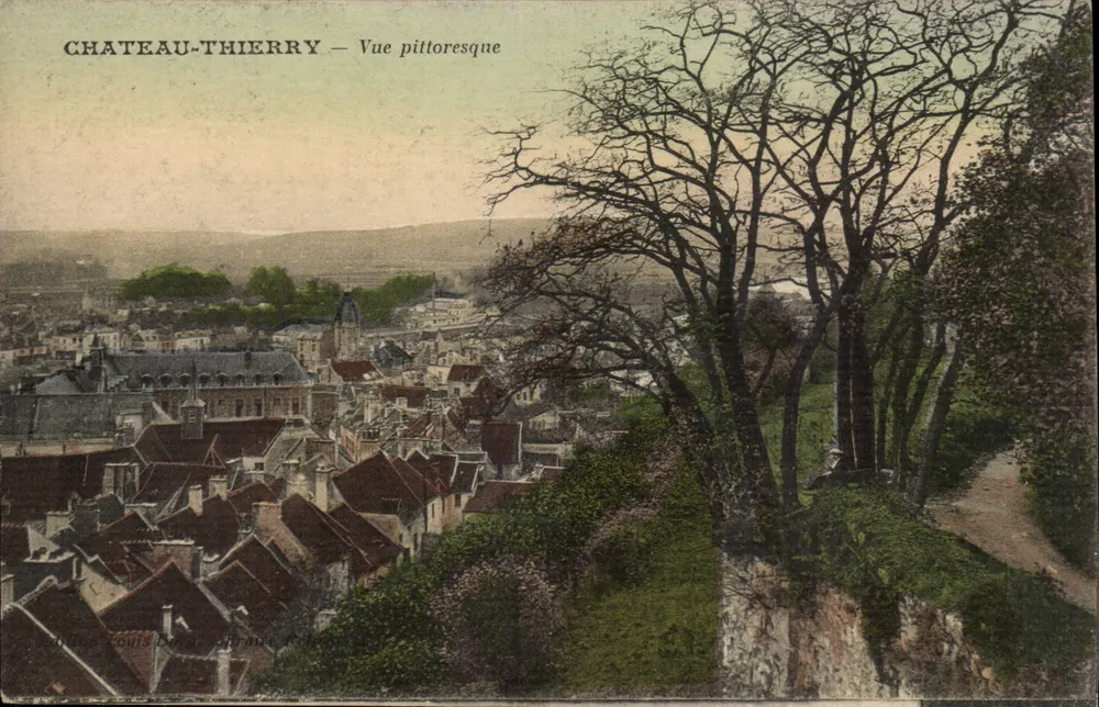 Château-Thierry — Visão pitoresca — Edição Louis Bona, Château-Thierry - Frente