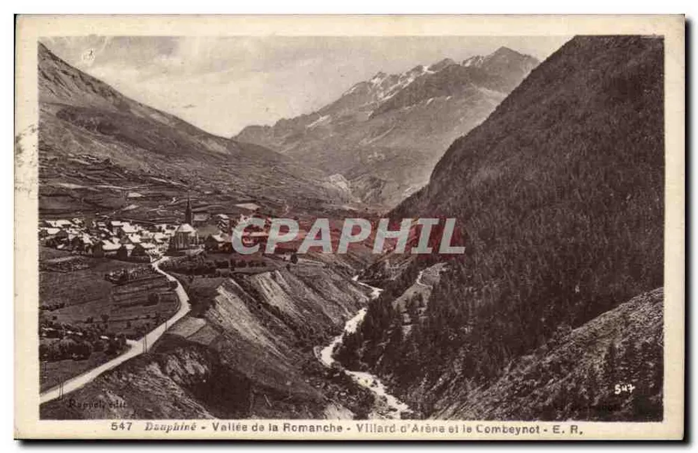 Tal der Romanche - Villard d'Arène und der Combeynot — Verlag Barnot, Nr. 547 - Vorderseite