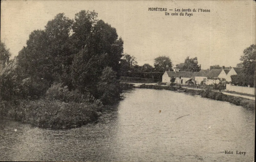 Monéteau — Die Ufer der Yonne — Ein Stück des Landes — Edit Lévy - Vorderseite