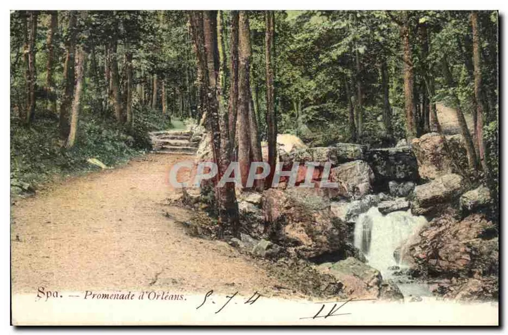 Spa. — Promenade d'Orléans. — S. J. 14 — IV - Vorderseite