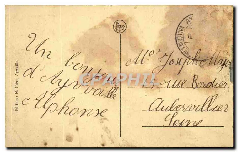 Aywaille - L'Amblèe und Heid des Gattes — Edition N. Frère - Rückseite