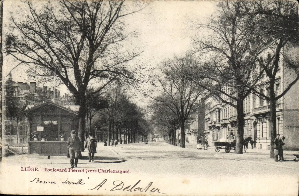 Liège - Boulevard Piercot (bei Charlemagne) — A. Delalat - Vorderseite