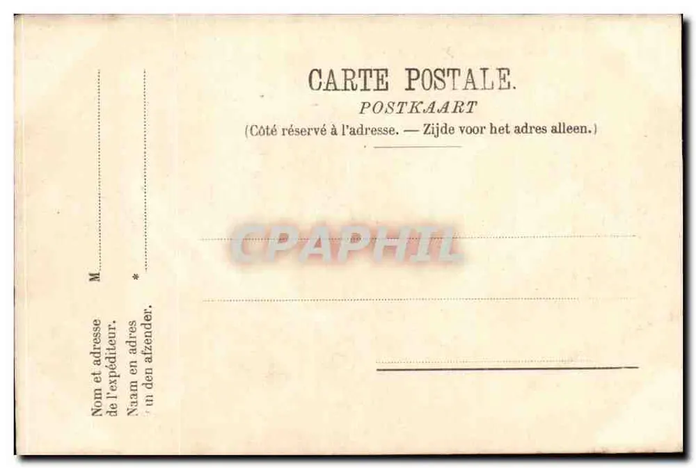 Der deutsche Schlachtschiff Kaiser Karl der Grosse am Anlegesteg von Antwerpen — anonyme Ausgabe - Rückseite