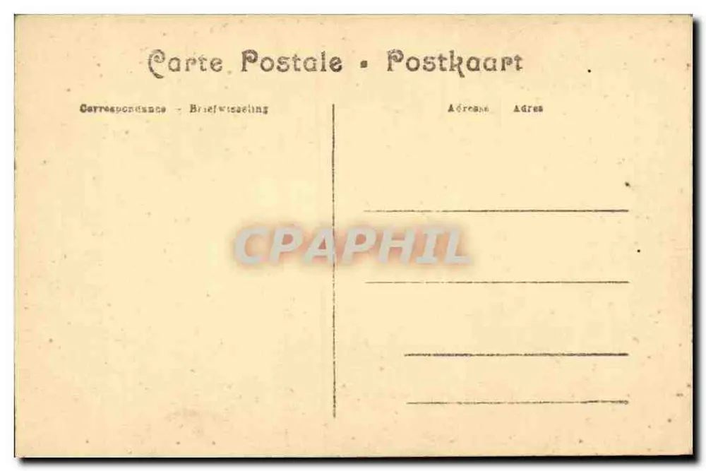 Antwerpen — Place Bex und Musée du Steen — Verleger CARNIER - Rückseite