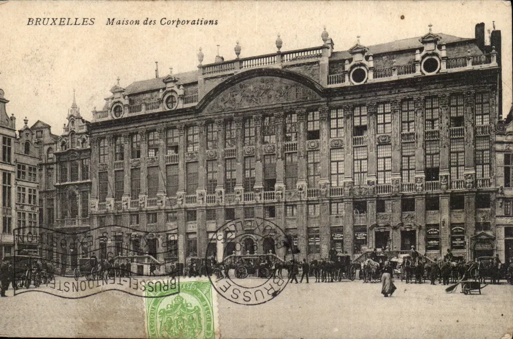 Brüssel - Maison des Corporations — anonymer Verlag, Seriennummer nicht sichtbar - Vorderseite
