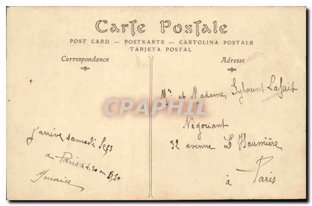 Reims — Les Promenades Basses — ND Fot. n°107 - Achterkant
