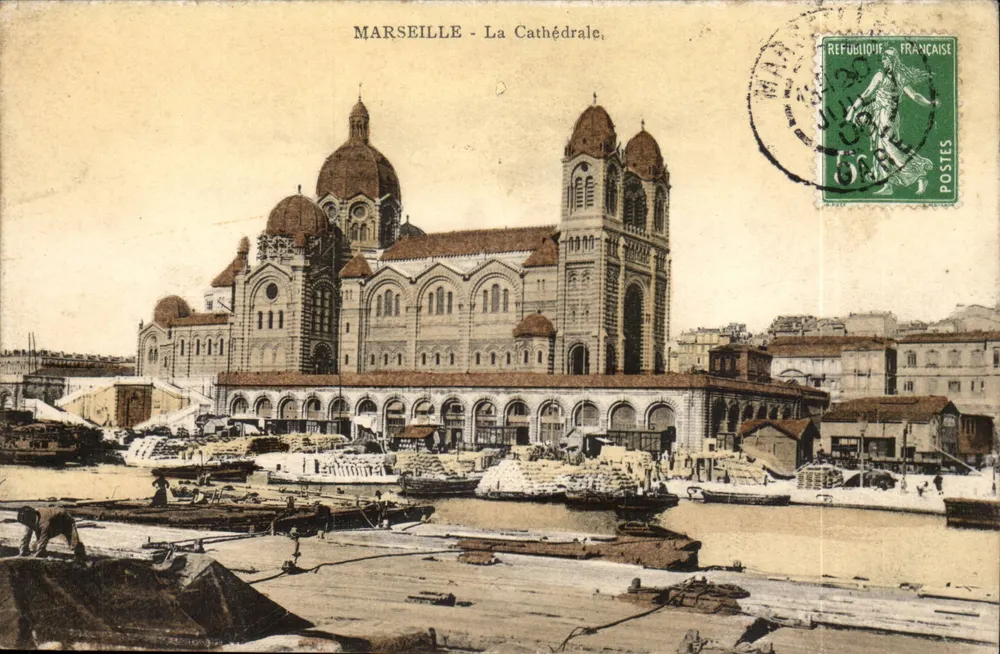 Marselha - A Catedral — Edição E. B. - Frente