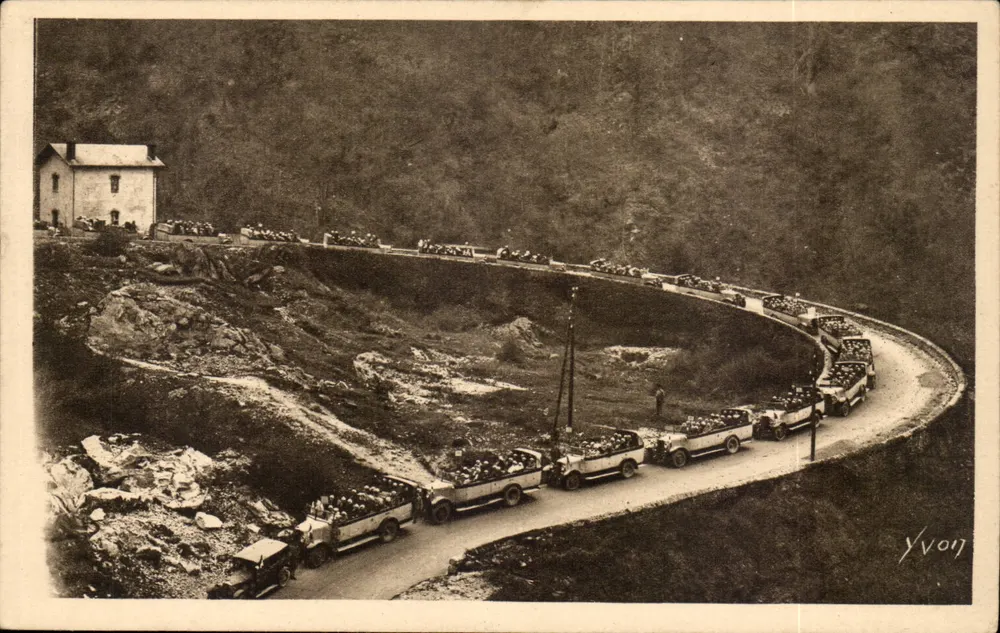 Die Bernadetten in Lourdes — Ausflug nach Cauterets (1929) — Éditions d'Art Yvonn - Vorderseite