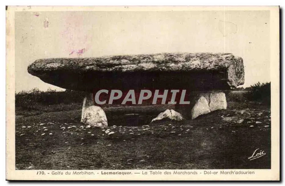 Golfe du Morbihan - Locmariaquer — Die Tafel der Händler - Dol-ar March'adourien — 170 - Vorderseite