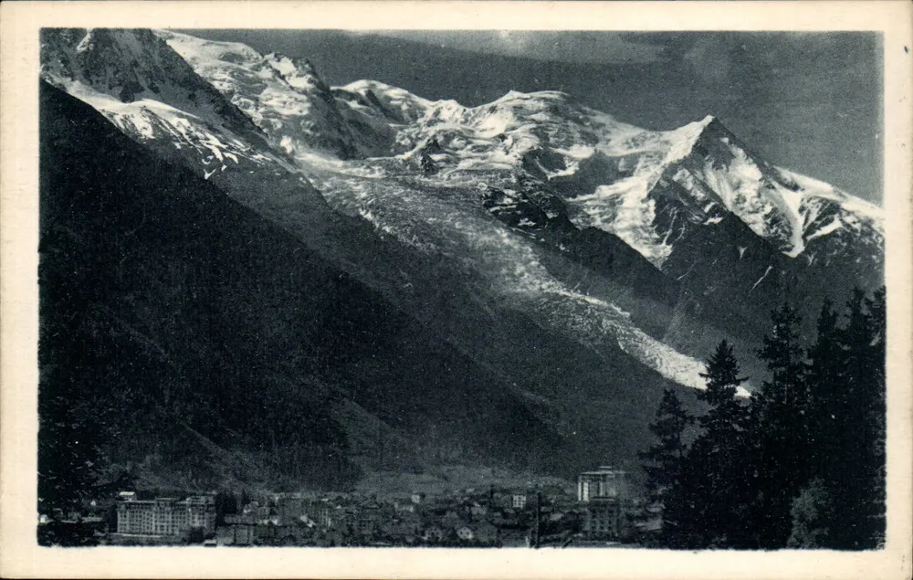 Chamonix und der Mont-Blanc — G. Tairraz, phot.édit. — Nr. 24 - Vorderseite