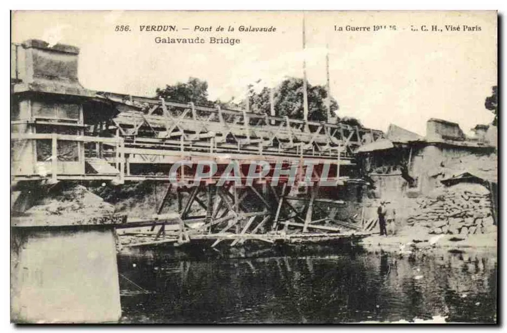 Verdun — Most Galavaude — C.H., Visé Paris - Awers