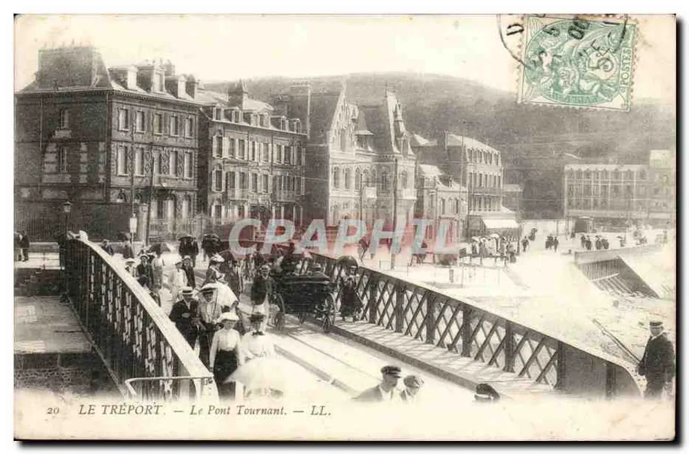 Le Tréport — O Ponte Giratória — LL. n°20 - Frente