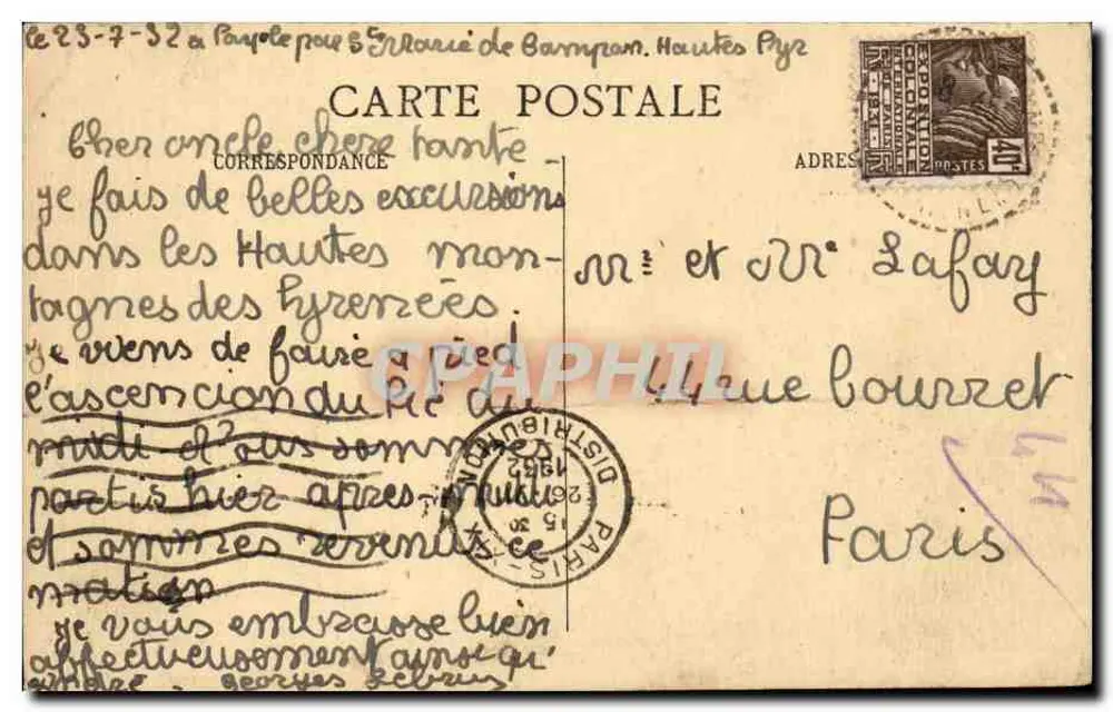 O Pic du Midi visto do Col d'Aspin — vista montanhosa — editor RL12 - Verso