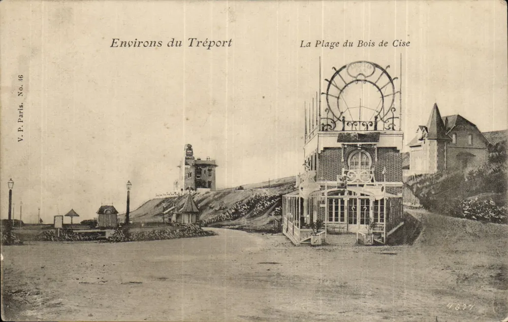 Vizinhança do Tréport — A Praia do Bois de Cise — V.P. Paris No. 46 - Frente