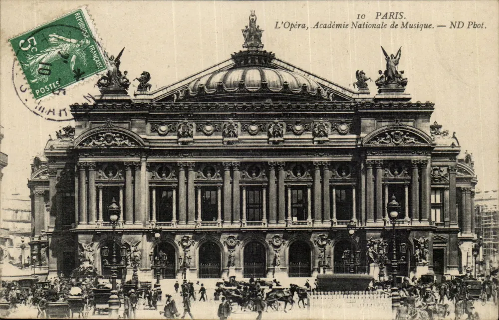 Paris — Das Opernhaus, Nationale Akademie der Musik — ND Pbot. - Vorderseite