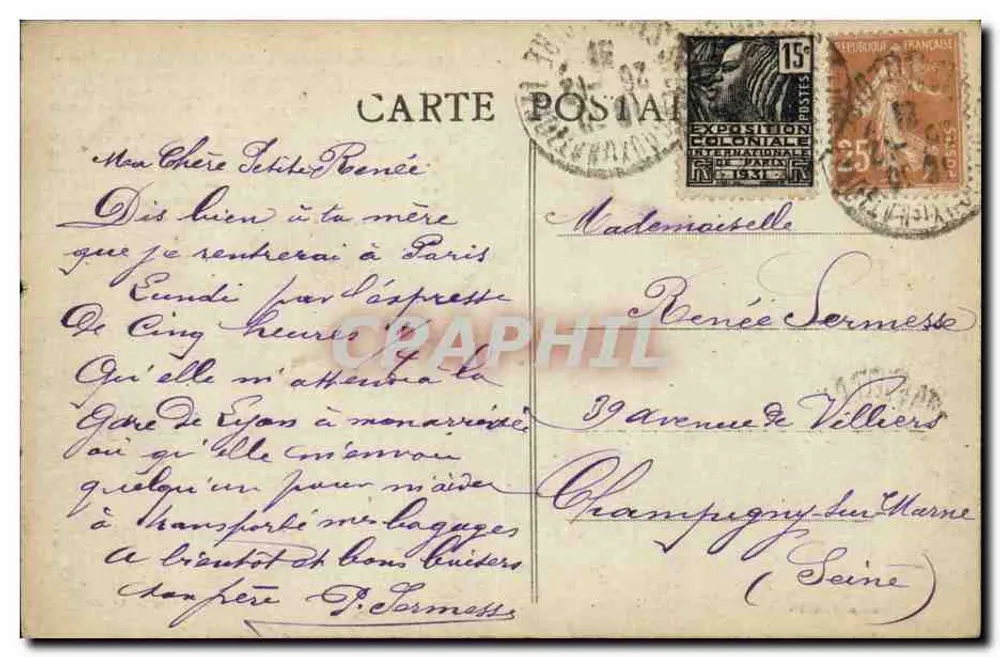 Schloss St-Gengoux-le-National — Posthotel — Verlag Combier, Mâcon, n°7 - Rückseite