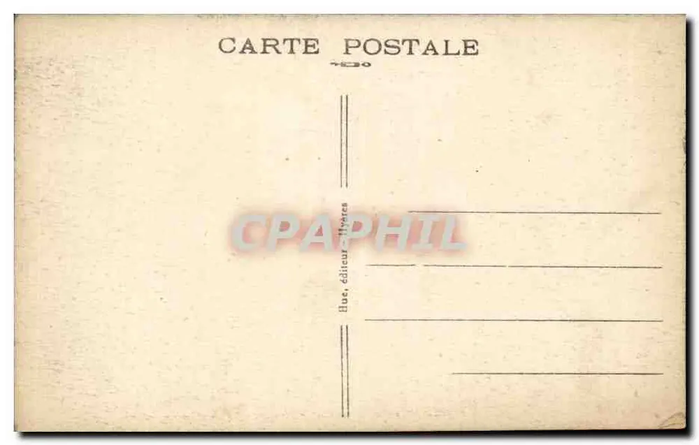 Hyères - Avenue Beauregard - Die angelsächsische Kapelle — E. Hue - Rückseite