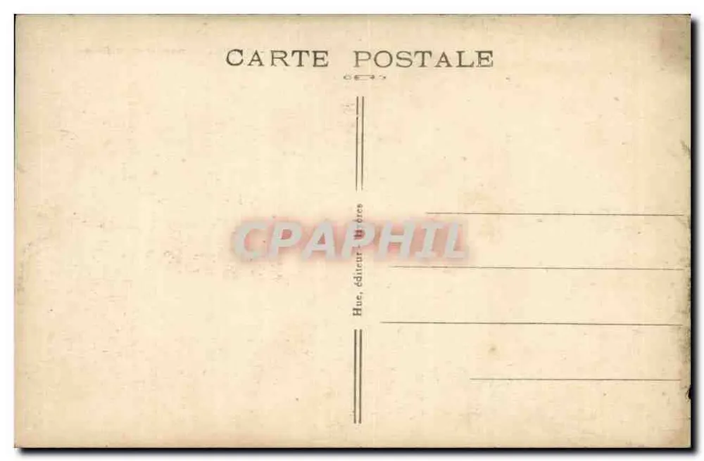 Hyères — Avenida da Bélgica — editor Hue, Hyères, n°25 - Verso