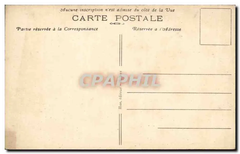 Hyères — Vista panorâmica — E. Hue, n° 174 - Verso
