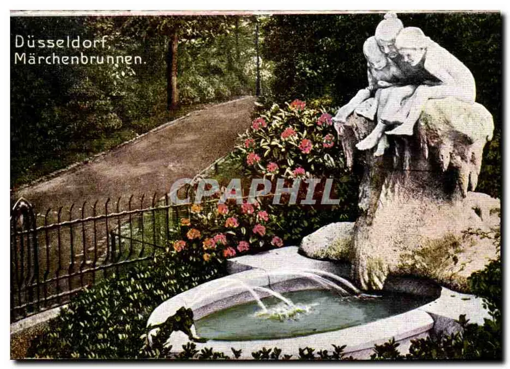 Düsseldorf, Fontana dei Racconti — editore non visibile, numero di serie non visibile - Recto
