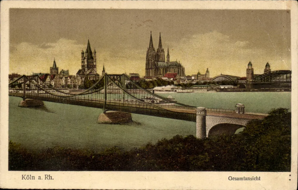 Köln am Rhein — Gesamtansicht — unbekannter Verlag - Vorderseite