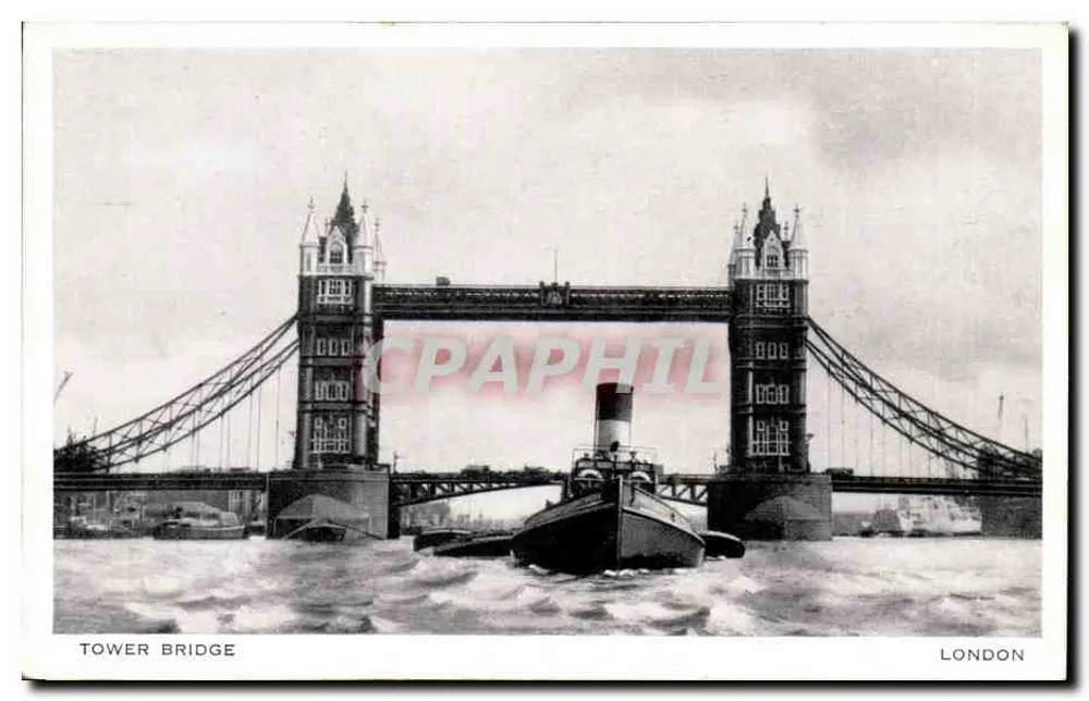 Tower Bridge — London — Verlag D.F. & S. London - Vorderseite