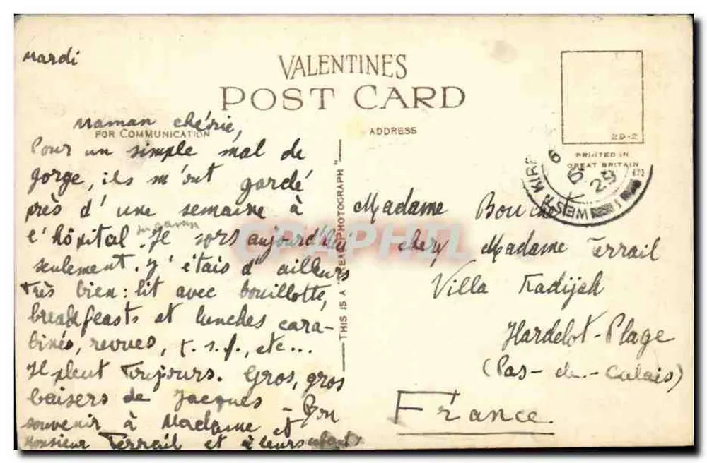 एरो पार्क, बिर्केनहेड — एक रास्ते का दृश्य एक बड़े पेड़ के नीचे — J.V. n°206273 - पीछे