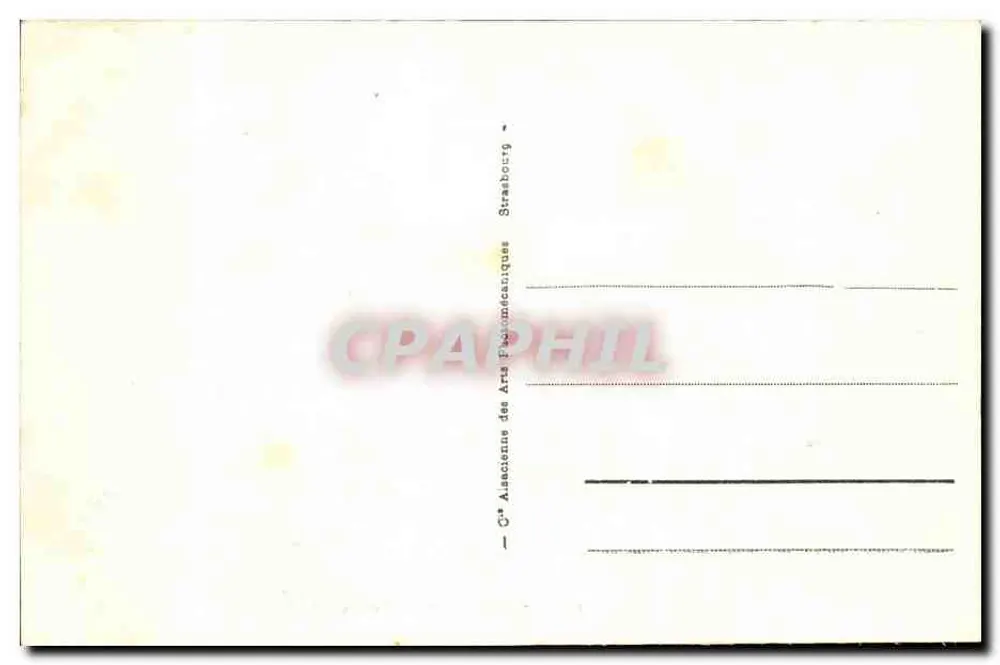 PLOUMANACH - O Eremita — estátua de um eremita com cruz entre rochedos — editor ARA, n°40 - Verso