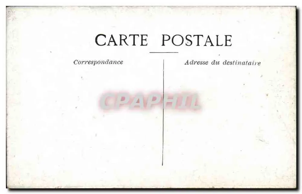 Cachoeira de Gavarnie — Os Pirineus — Carta postal não editada - Verso