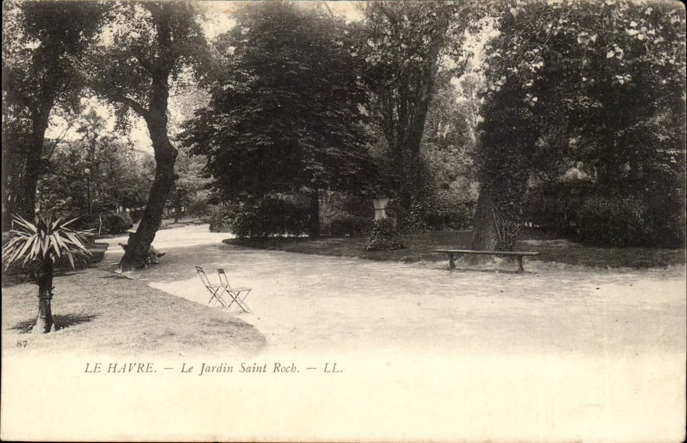 Le Havre — O Jardim Saint Roch — LL. — n°87 - Frente