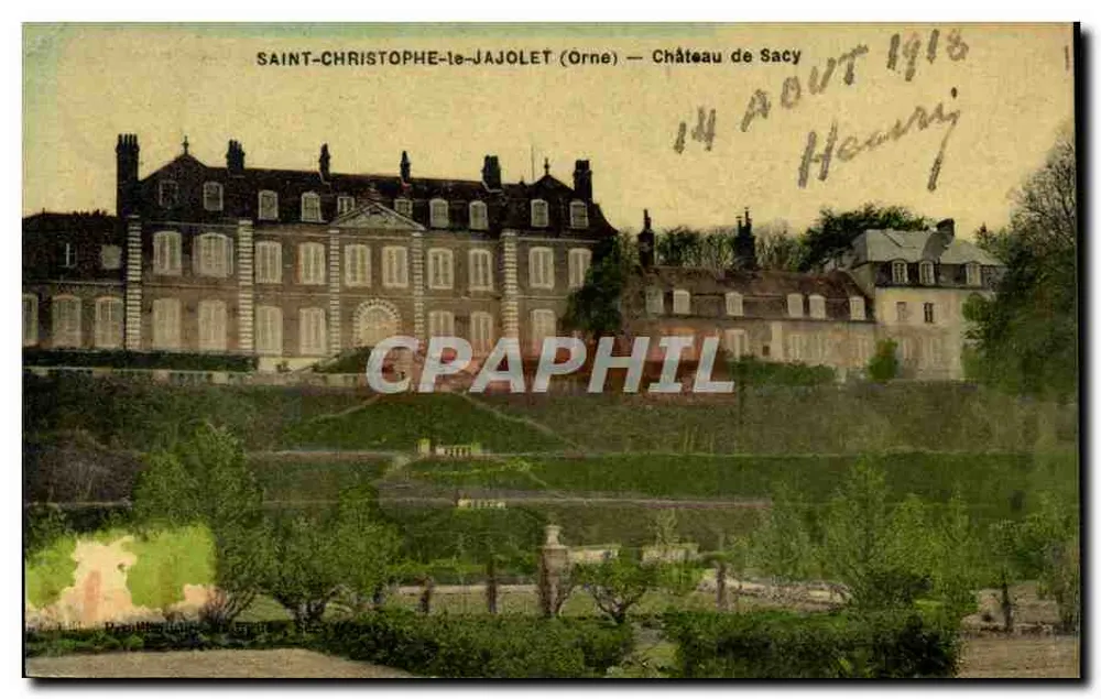 Saint-Christophe-la-Jajolet (Orne) — Château de Sacy - Vorderseite