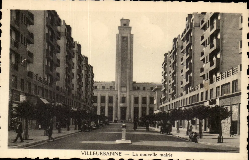 Villeurbanne — Die neue Rathaus - Vorderseite