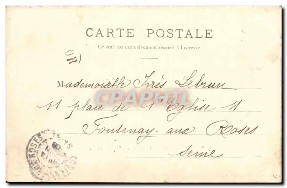 Hamégicourt — Um braço do rio Oise — P. D. — P. Dupré, editor Saint-Quentin - Verso