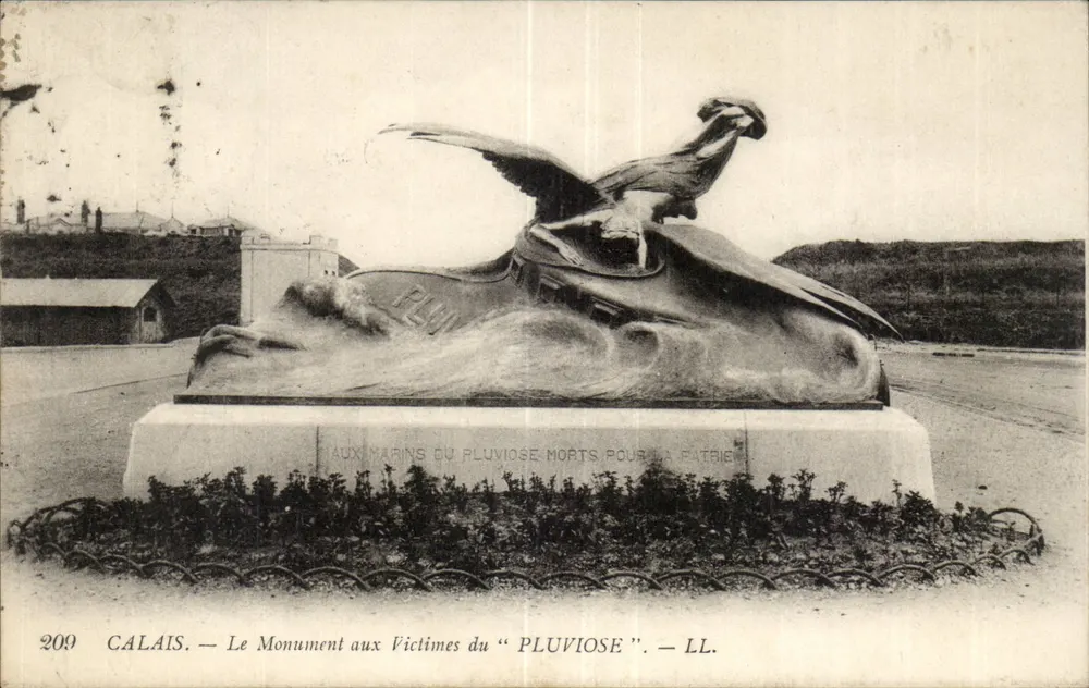 Calais — Denkmal für die Opfer des "Pluviose" — LL. n°209 - Vorderseite
