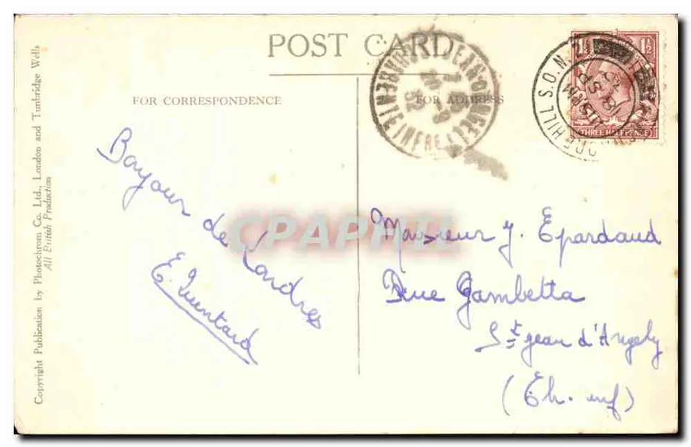 LONDRES. OS TRIBUNAIS DE JUSTIÇA — editor Bayour de Londres, n° 65616 - Verso