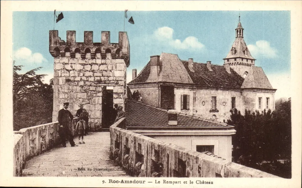 Roc-Amadour — De Muur en het Kasteel — Edit du Pèlerinage, n°9 - Voorkant