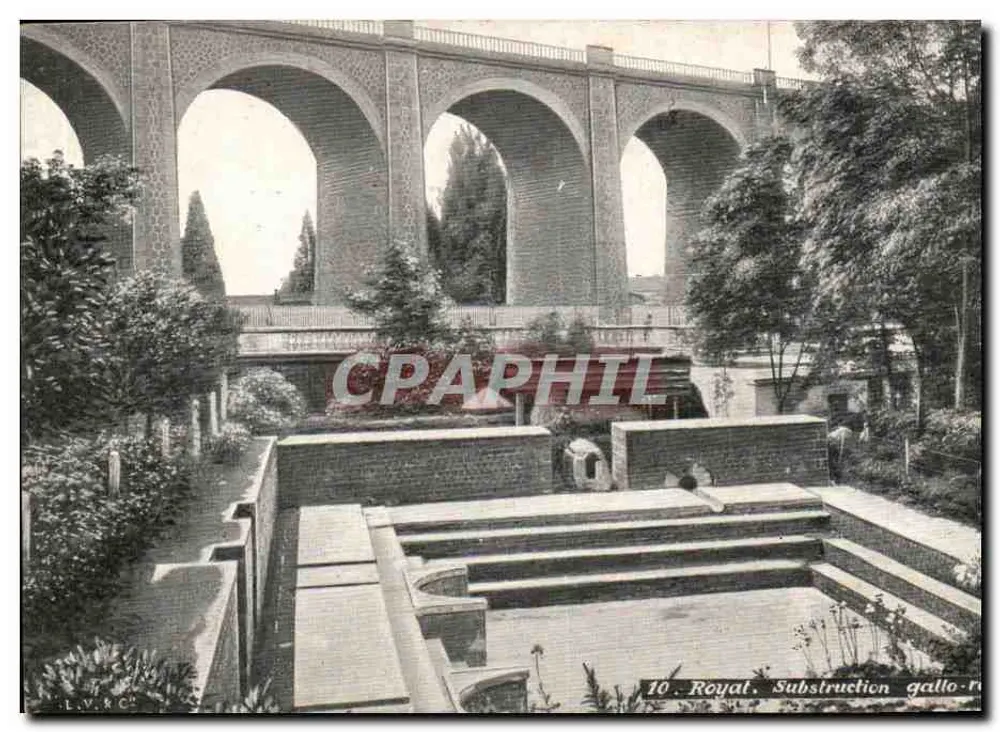 Viaduto Real — Subestrutura galo-romana — Aqua-Photo L.Y. & Cie - Frente